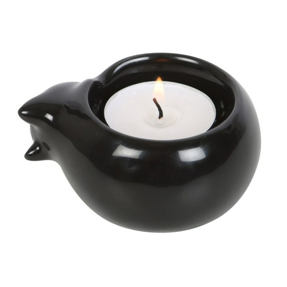 Black Cat Tea light Candle Holder - Picture 4 of 4